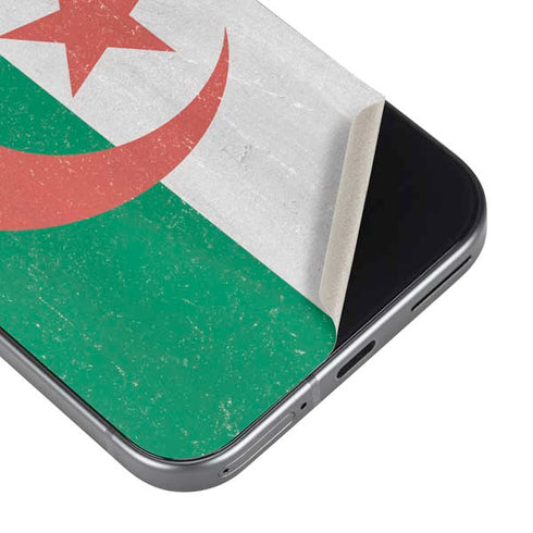 Algeria Flag Distressed Google Pixel 9a Skin